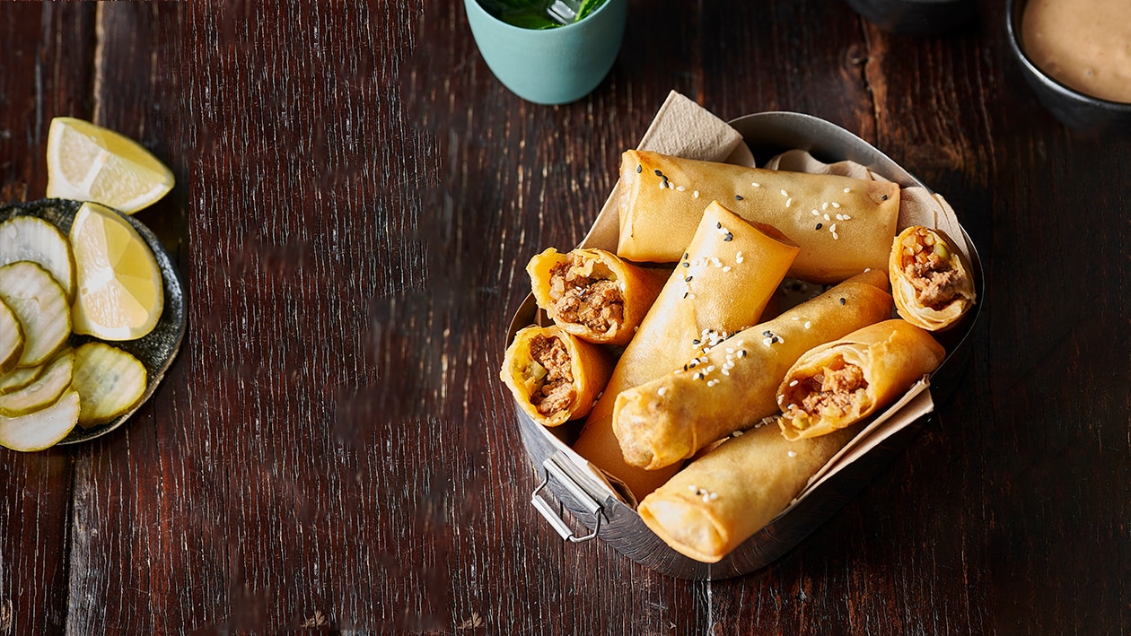 Cheeseburger Spring Rolls – Recipe