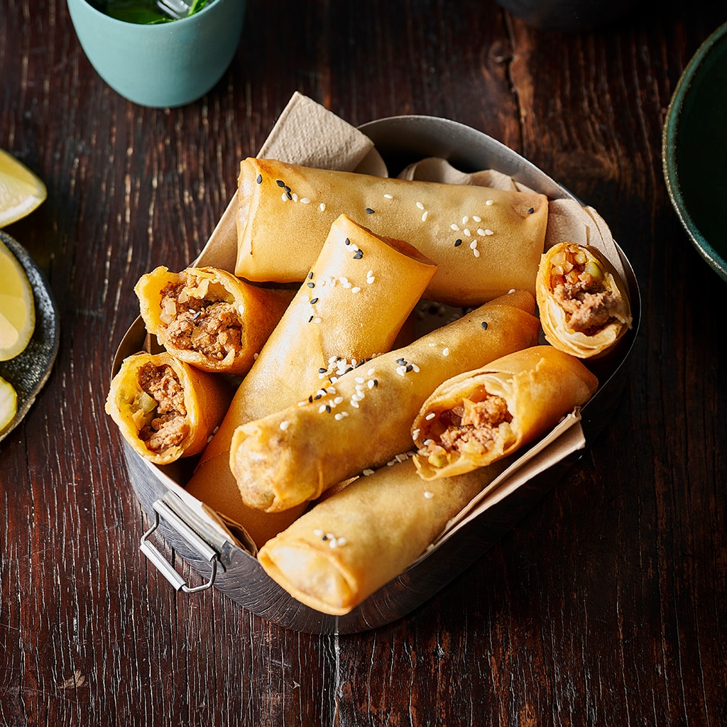Cheeseburger Spring Rolls Cheeseburger Spring Rolls