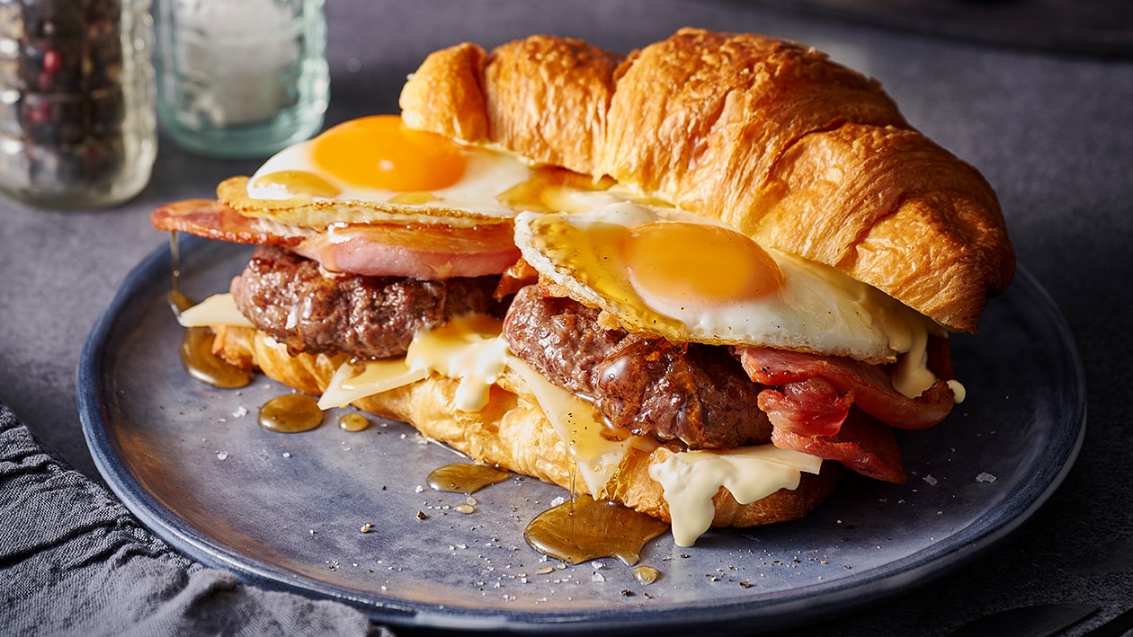 Croissant Burger – Recipe