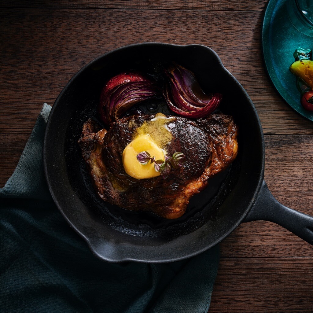 Dry Aged Whiskey Steak with Smoked Butter Dry Aged Whiskey Steak with Smoked Butter