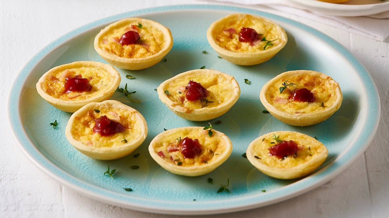 Mini Carbonara Quiches – Recipe