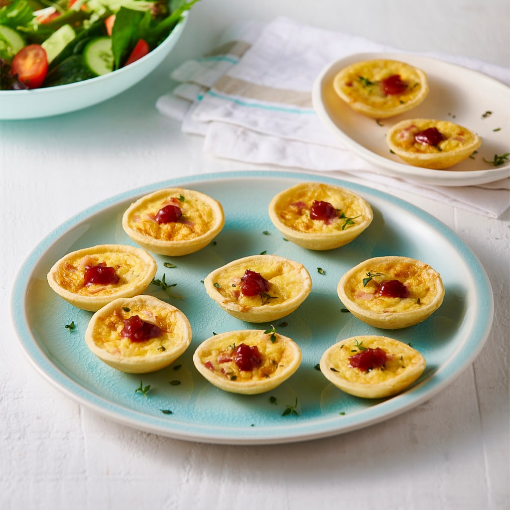 Mini Carbonara Quiches Mini Carbonara Quiches