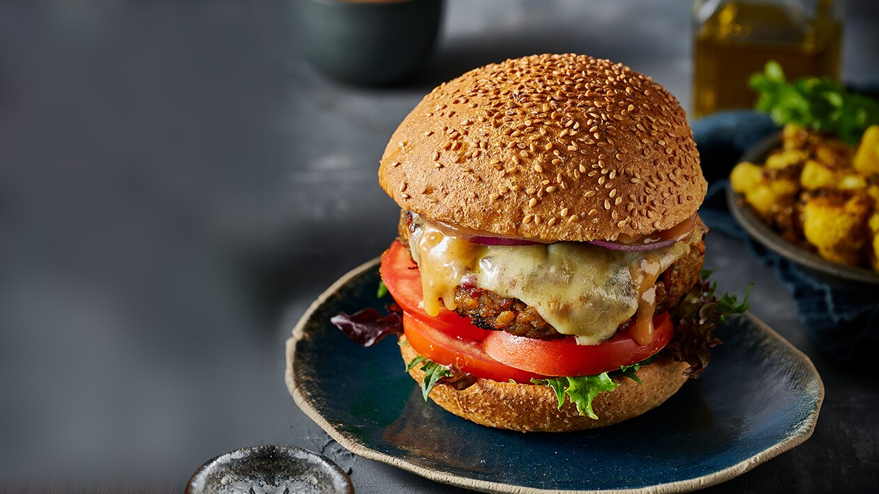 Rajma (Kidney Bean Curry) Burger – Recipe