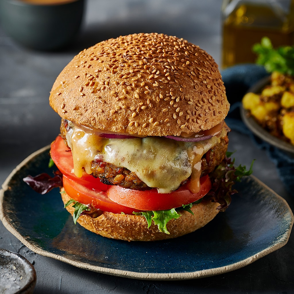 Rajma (Kidney Bean Curry) Burger Rajma (Kidney Bean Curry) Burger