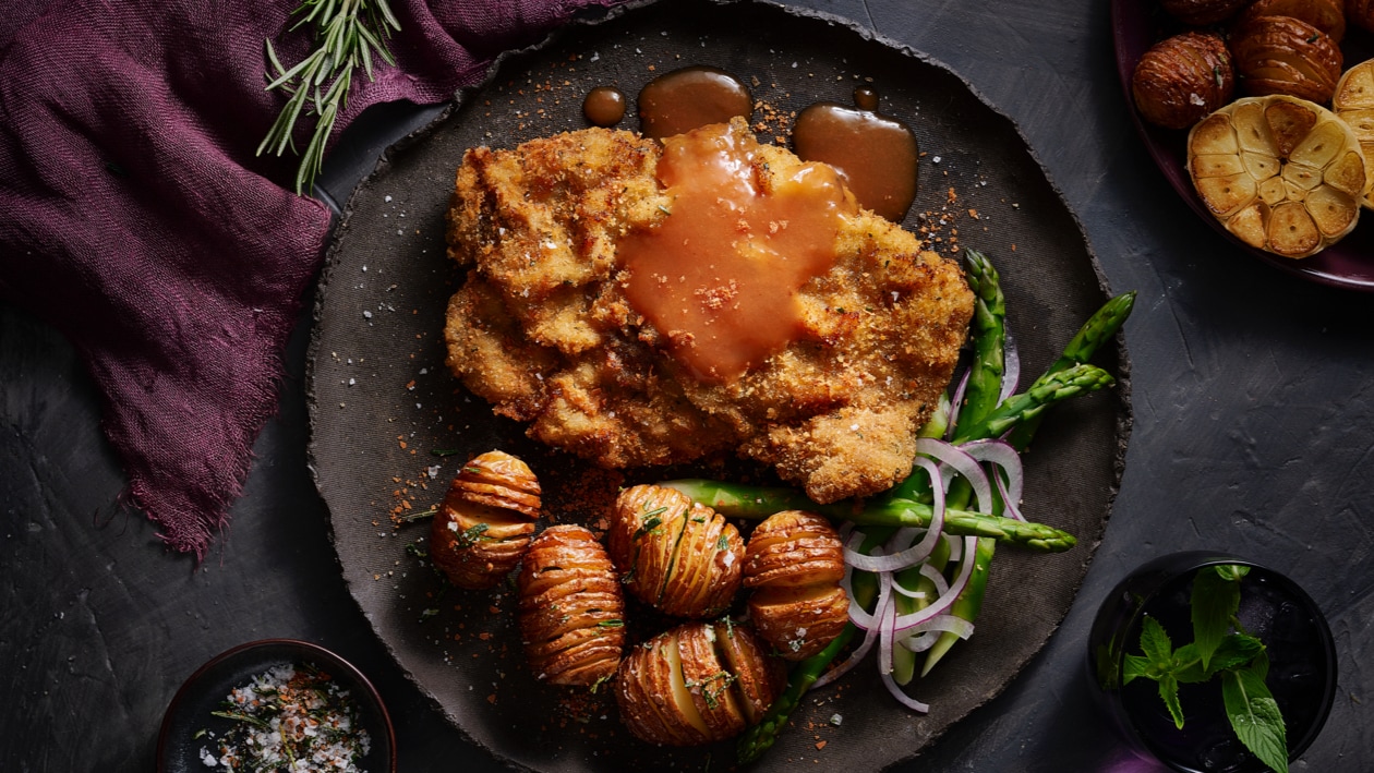 Rosemary Parmesan Lamb Schnitzel – Recipe