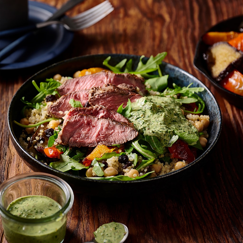 Rump Steak Quinoa and Chickpea Salad Rump Steak Quinoa and Chickpea Salad