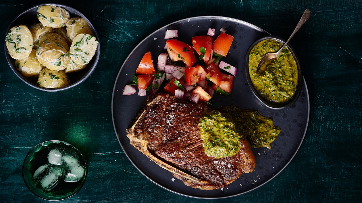 Sirloin on the Bone with Thai Chimichurri – Recipe