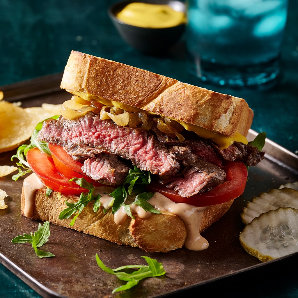 Steak Sandwich with Chipotle Aioli Steak Sandwich with Chipotle Aioli
