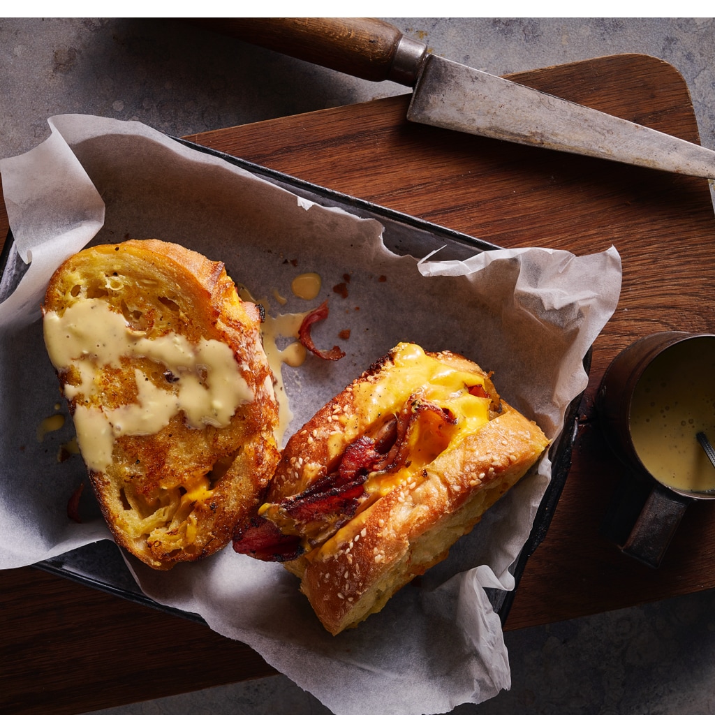 Savoury Stuffed French Toast with Maple Hollandaise Savoury Stuffed French Toast with Maple Hollandaise