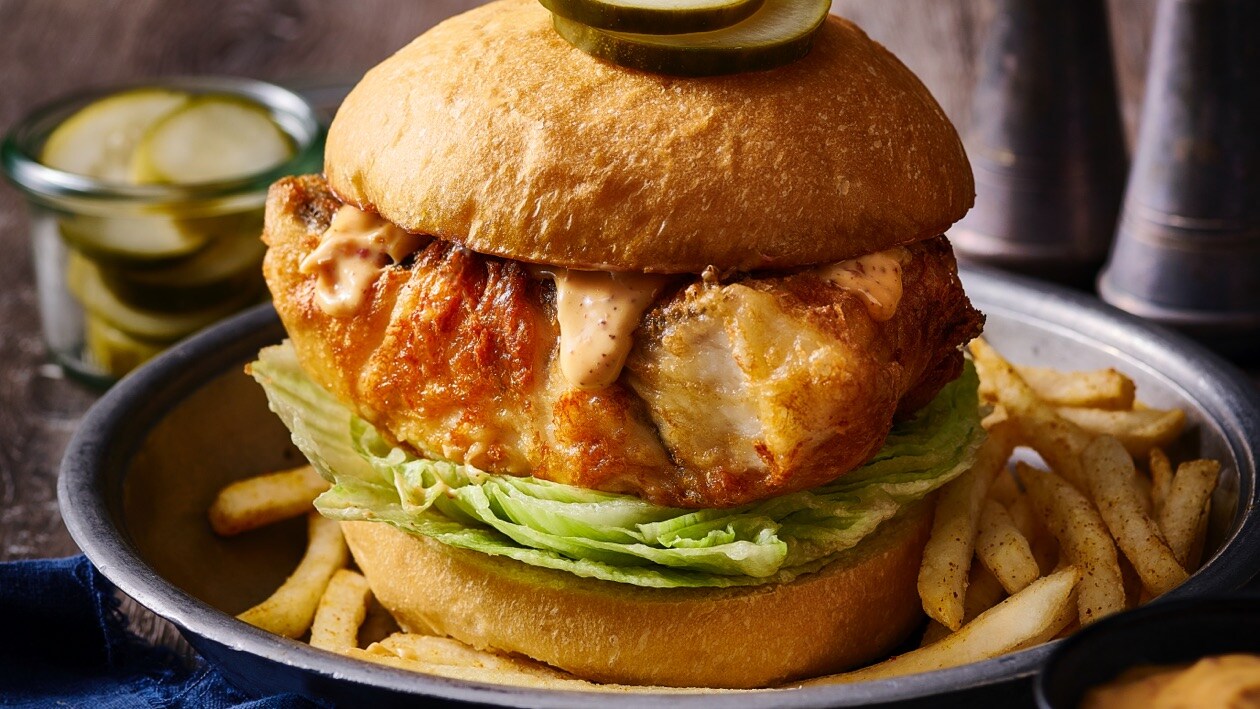 Buttermilk Fried Barramundi Sandwich – Recipe