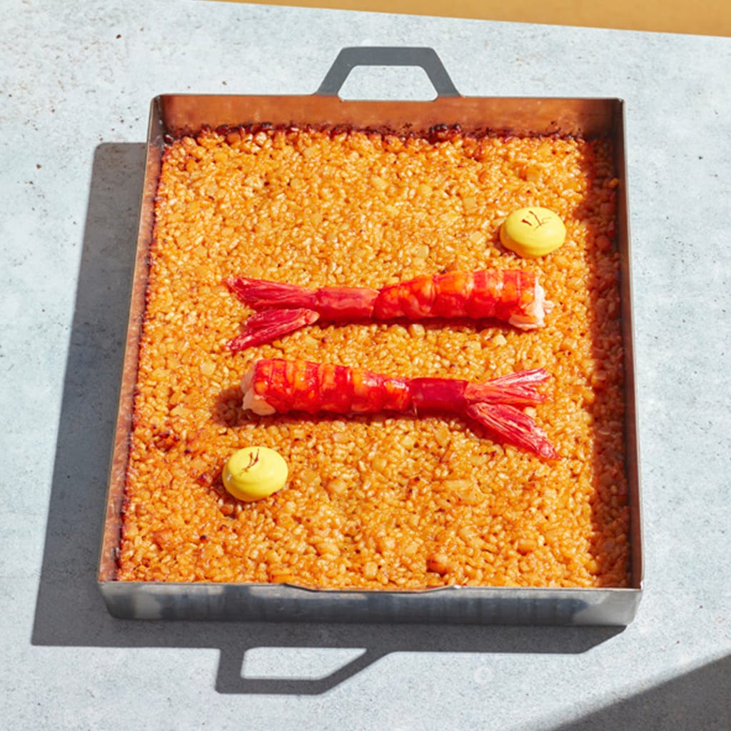 Gourmet Paella with Saffron Aioli