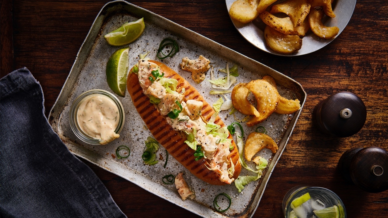 Sweet Chili Mayo and Dill Shrimp Roll – Recipe