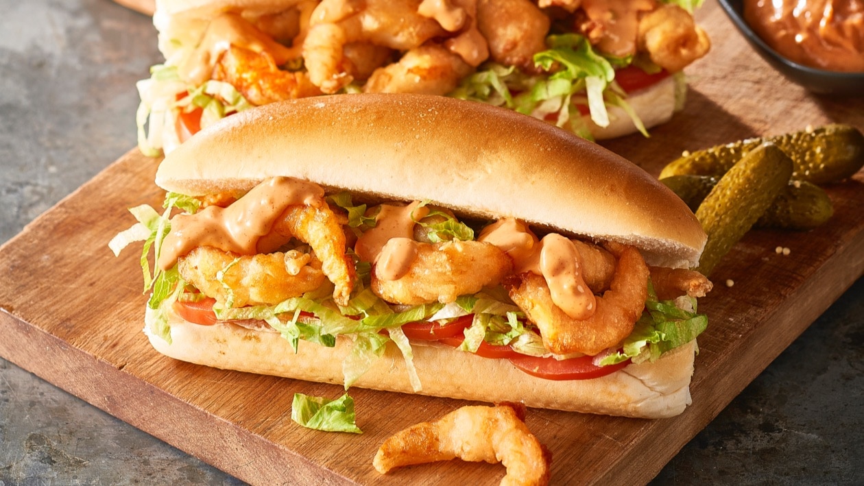 Tempura Shrimp Po' Boy – Recipe