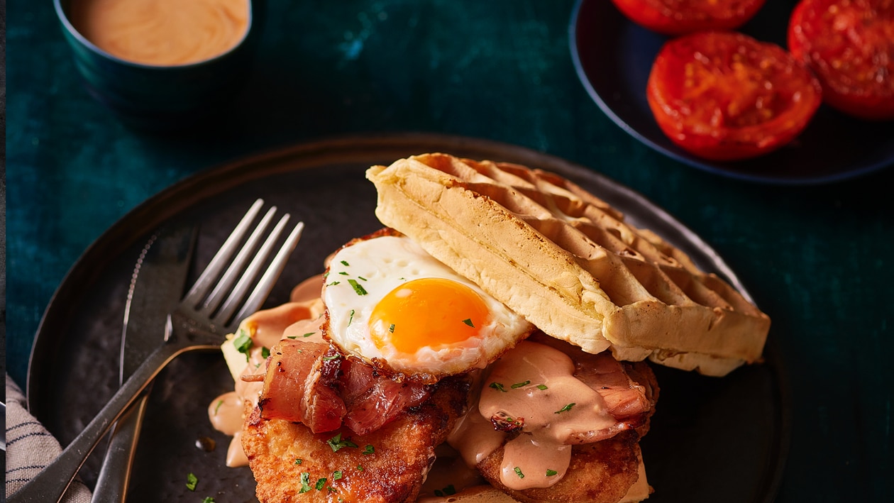 Southern Fried Waffle Burger – Recipe
