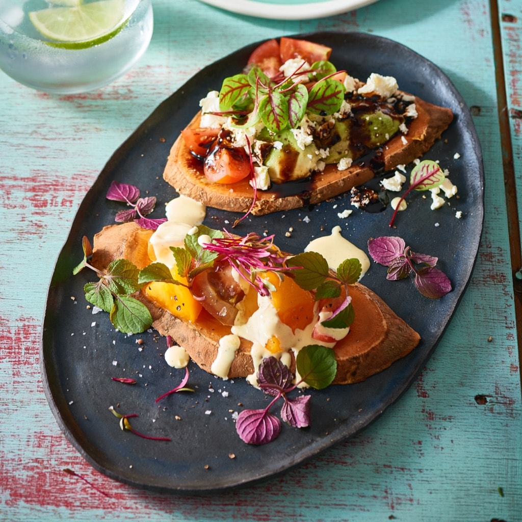 Loaded Kūmara Toast Loaded Kūmara Toast
