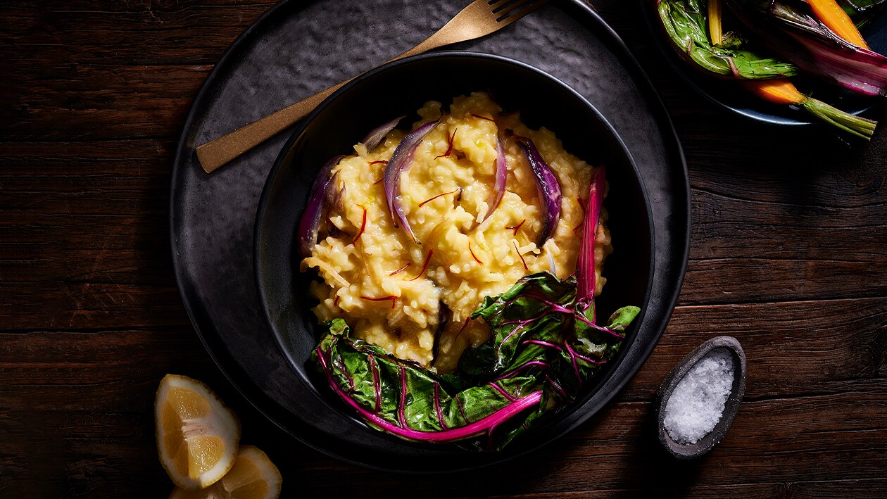 Saffron and Preserved Lemon Risotto – Recipe