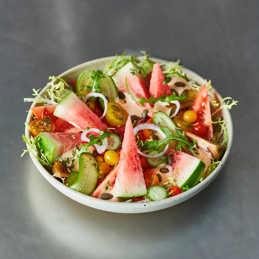 Watermelon and Tomato Salad Watermelon and Tomato Salad