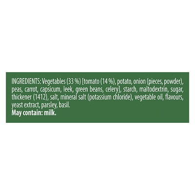 KNORR Professional Minestrone Soup Mix Gluten Free 2kg - This KNORR Professional Minestrone Gluten Free soup mix is quick & easy to use, has no added MSG and delivers an authentic homestyle taste.
