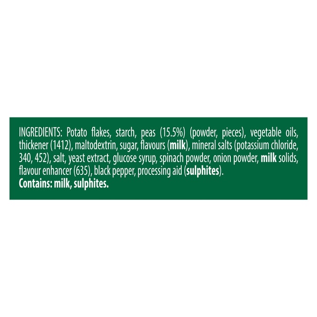 Knorr Professional Garden Pea and  Ham Dry Mix Soup Gluten Free 1.8kg - Knorr Professional Dry Mix Soups are made from real ingredients to deliver an authentic, scratch-like taste that evokes the comfort of home.