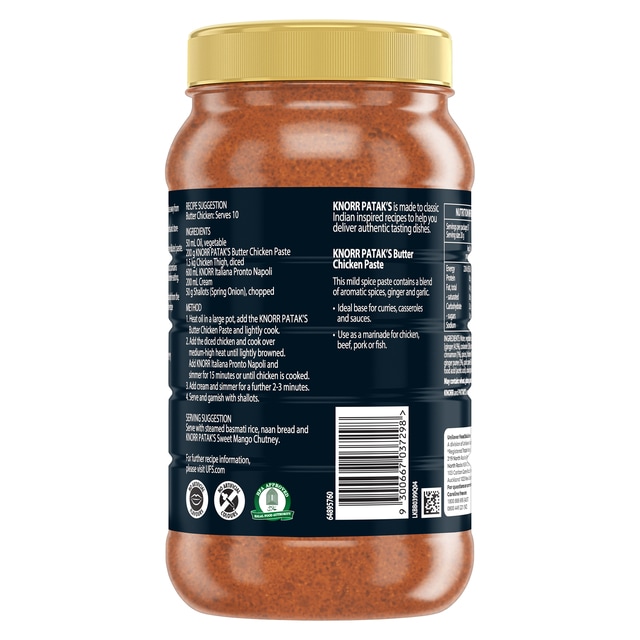 Knorr Professional Patak's Butter Chicken Paste 1.15kg - 
