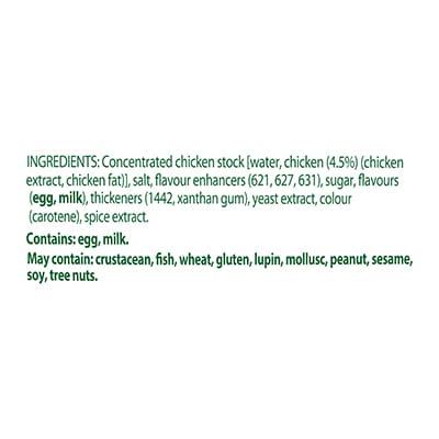 KNORR Concentrated Liquid Stock 1kg - Add a rich chicken taste to all kinds of dishes, both hot and cold with this concentrated stock, made by cooking chicken bones.