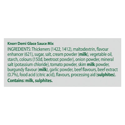 KNORR Demi Glace Gluten Free 6kg - Gluten-free with distinct notes of Australian roasted beef & red wine, this decadent Demi Glace sauce is set to impress with your signature touch.