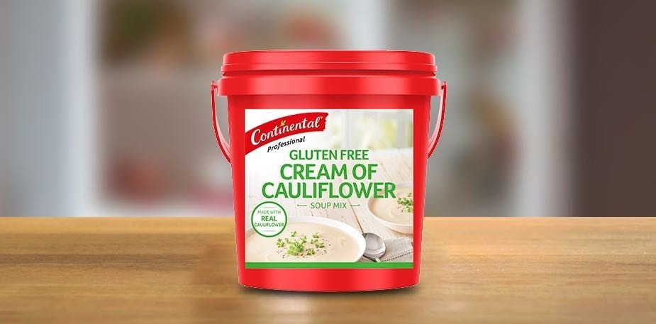 CONTINENTAL Professional Cream of Cauliflower Soup Mix Gluten Free 1.8kg