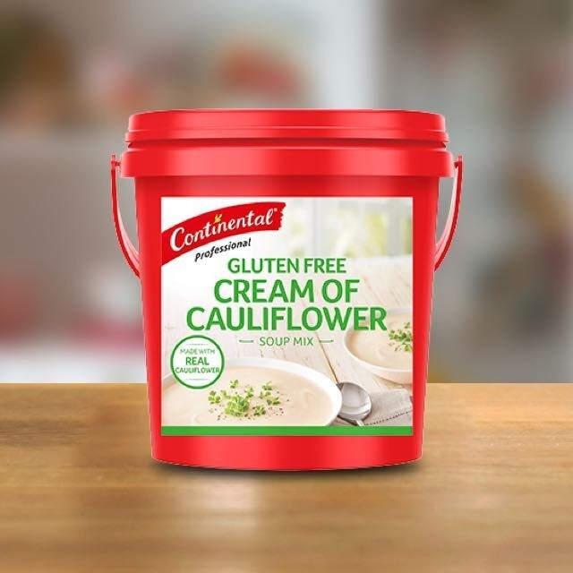 CONTINENTAL Professional Cream of Cauliflower Soup Mix Gluten Free 1.8kg