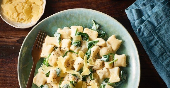 Potato Gnocchi, Blue Cheese Sauce