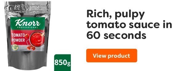 Rich, pulpy tomato sauce in 60 seconds Rich, pulpy tomato sauce in 60 seconds